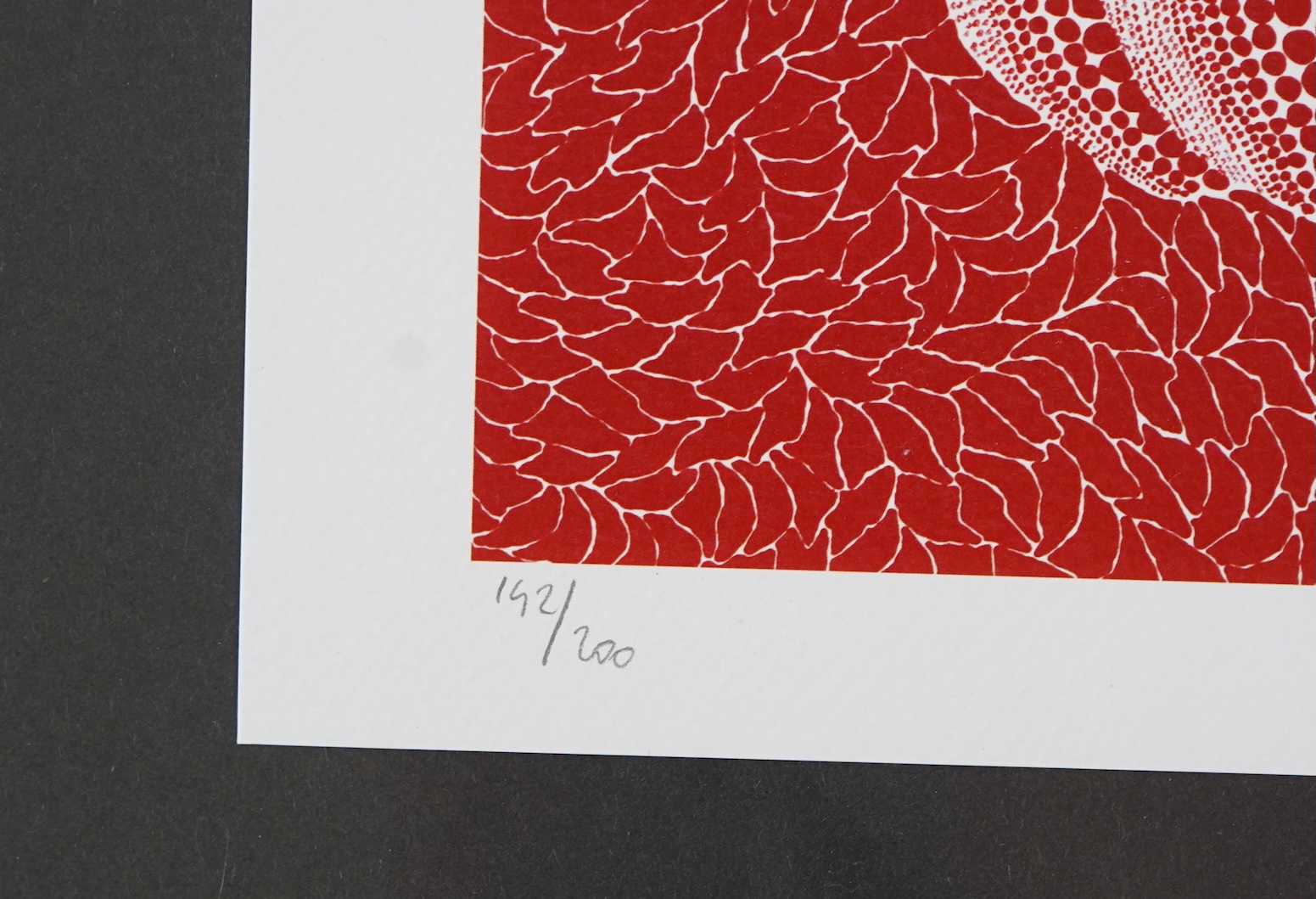 Yayoi Kusama, Japanese b. 1929, 'Pumpkin (Red)'